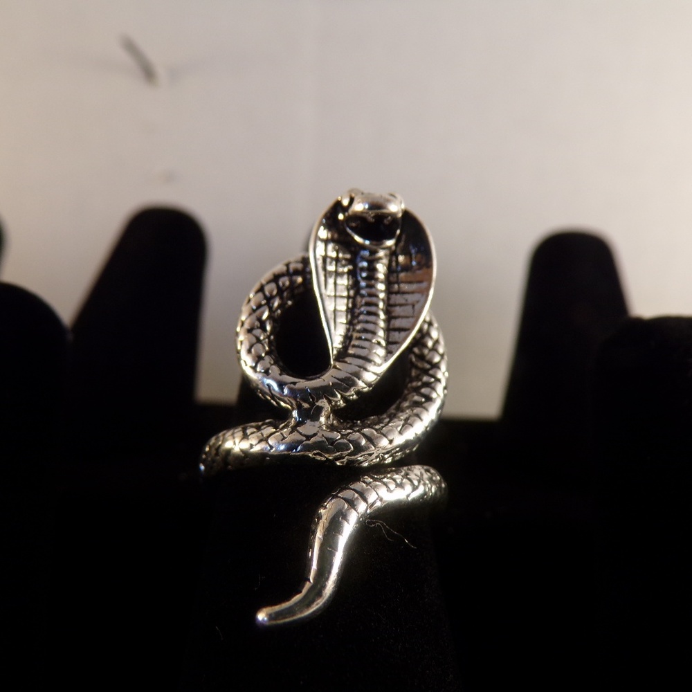 Vintage Adjustable Stainless Steel Gothic Ring